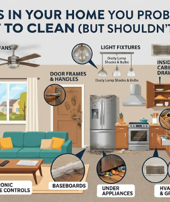 10 Areas in Your Home You Probably Forget to Clean (But Shouldn't)